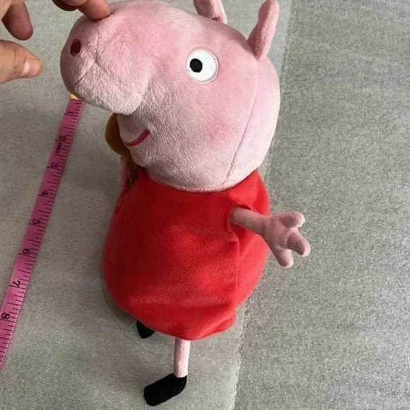 FREE  TY Beanie Peppa Piggy with Bear Plush Doll for Kids - Picture 6 of 8